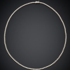 Lot 142 - vente 1244 - COLLIER "rivière" fin en platine… - 2026-08-07T10:00