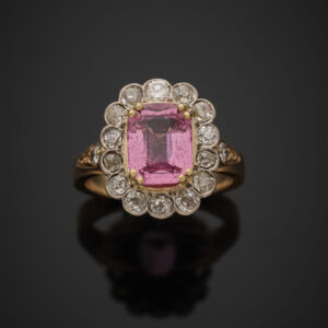Lot 91 - vente 1142 - BAGUE "marguerite" en or rose… - 2025-08-08T10:00