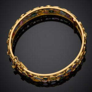 Lot 293 - vente 1142 - BRACELET "tutti frutti" rigide ouvrant… - 2025-08-08T10:00 3 254791448 2