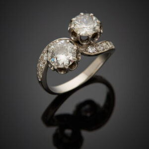 Lot 369 - vente 1142 - BAGUE "toi & moi" en… - 2025-08-08T10:00 4 567176820 2