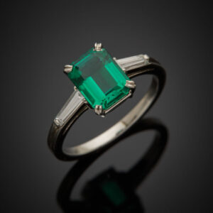 Lot 399 - vente 1142 - BAGUE en platine (min. 800‰)… - 2025-08-08T10:00 4 632233970 2