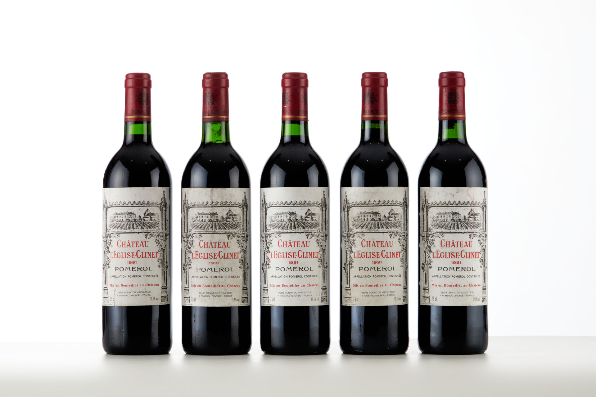 Lot 1235 - vente 1143 - 5 Bouteilles CHÂTEAU L'EGLISE-CLINET - 1991… - 2025-08-10T14:30 1 Lot 1235 - vente 1143 - 5 Bouteilles CHÂTEAU L'EGLISE-CLINET - 1991… - 2025-08-10T14:30