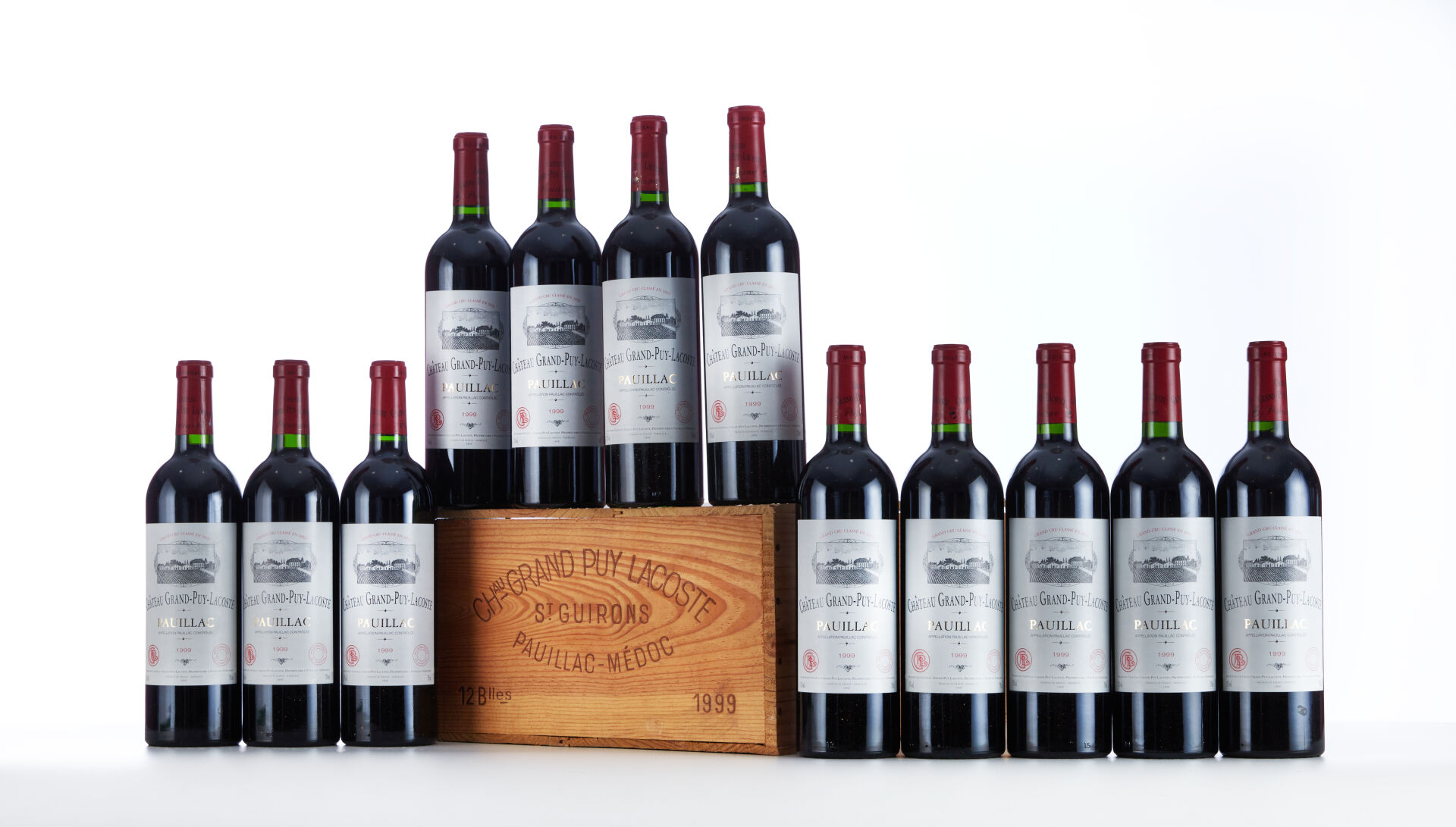 Lot 1370 - vente 1143 - 12 Bouteilles CHÂTEAU GRAND-PUY-LACOSTE - 1999… - 2025-08-10T14:30 1 Lot 1370 - vente 1143 - 12 Bouteilles CHÂTEAU GRAND-PUY-LACOSTE - 1999… - 2025-08-10T14:30
