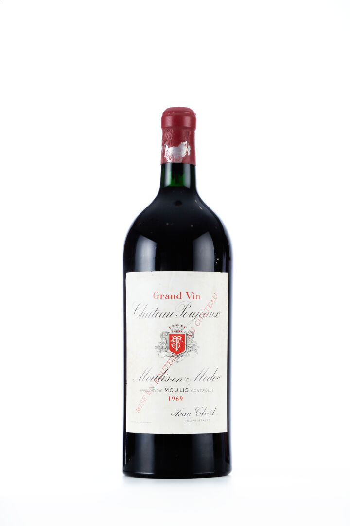 Lot 1321 - vente 1143 - 1 Jéroboam CHÂTEAU POUJEAUX - 1969… - 2025-08-10T14:30 1 Lot 1321 - vente 1143 - 1 Jéroboam CHÂTEAU POUJEAUX - 1969… - 2025-08-10T14:30