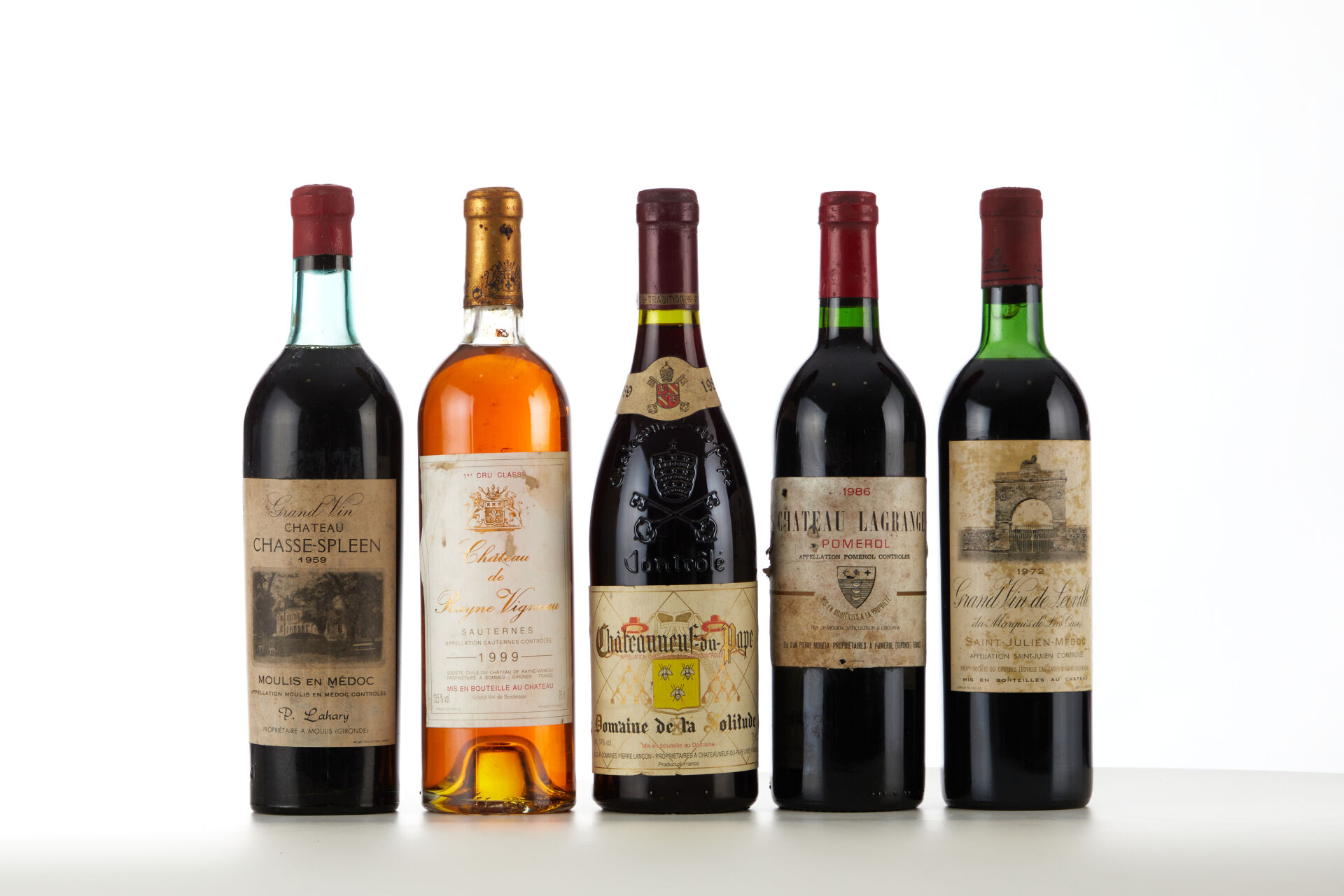 Lot 1368 - vente 1143 - ENSEMBLE DE 5 BOUTEILLES comprenant:… - 2025-08-10T14:30 1 Lot 1368 - vente 1143 - ENSEMBLE DE 5 BOUTEILLES comprenant:… - 2025-08-10T14:30