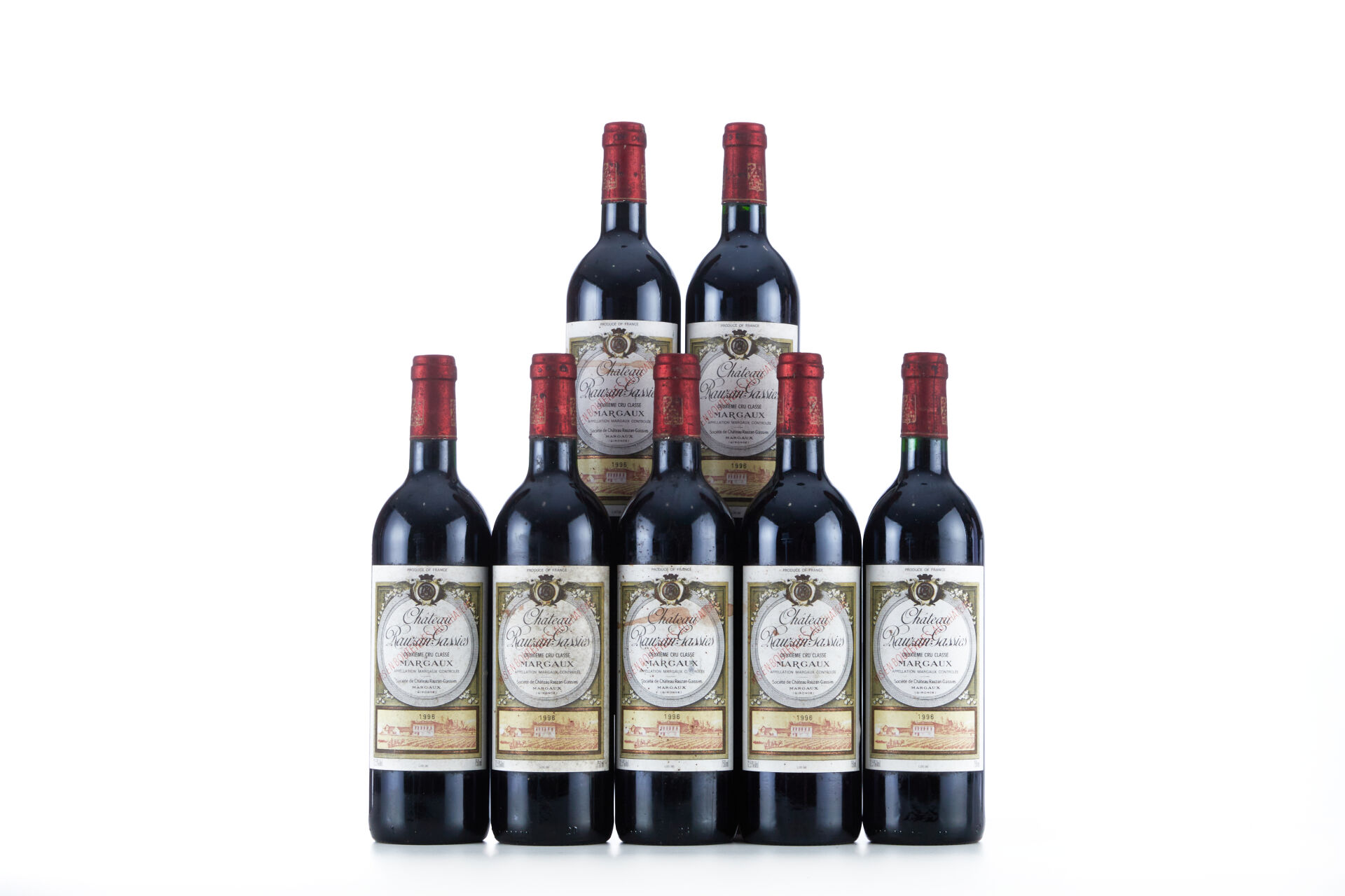 Lot 1411 - vente 1143 - 7 Bouteilles CHÂTEAU RAUZAN-GASSIES - 1996… - 2025-08-10T14:30 1 Lot 1411 - vente 1143 - 7 Bouteilles CHÂTEAU RAUZAN-GASSIES - 1996… - 2025-08-10T14:30