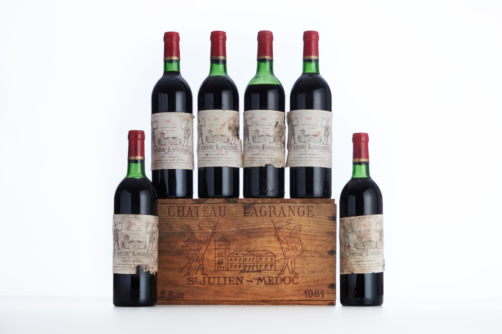 Lot 1380 - vente 1143 - 6 Bouteilles CHÂTEAU LAGRANGE - 1981… - 2025-08-10T14:30 1 Lot 1380 - vente 1143 - 6 Bouteilles CHÂTEAU LAGRANGE - 1981… - 2025-08-10T14:30
