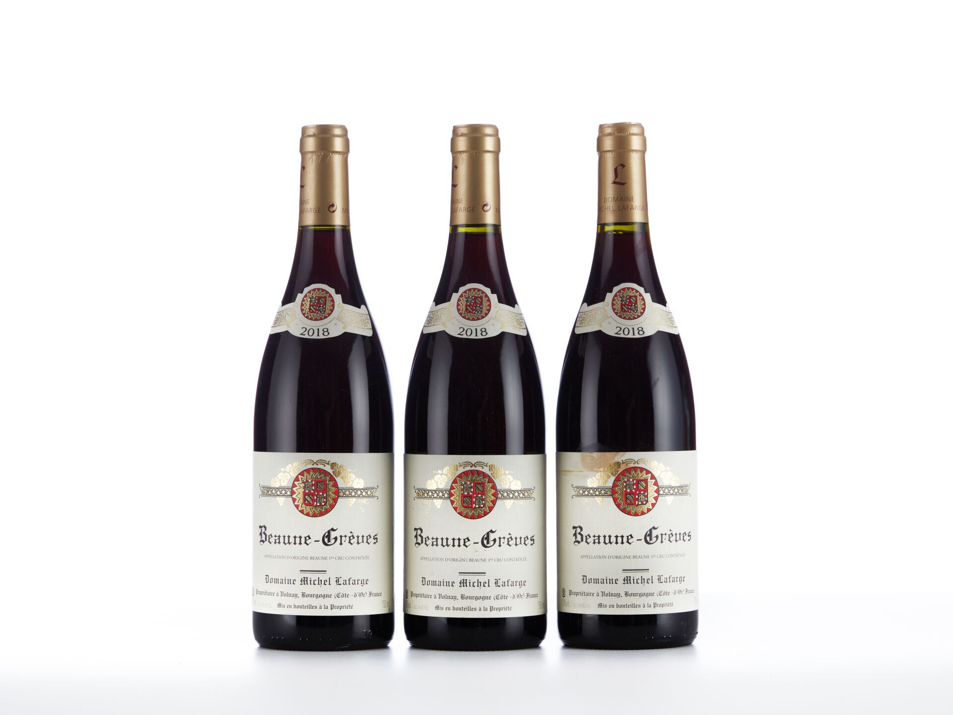 Lot 1187 - vente 1143 - 3 Bouteilles BEAUNE-GREVES Rouge (1° Cru) - 2018… - 2025-08-10T14:30 1 Lot 1187 - vente 1143 - 3 Bouteilles BEAUNE-GREVES Rouge (1° Cru) - 2018… - 2025-08-10T14:30