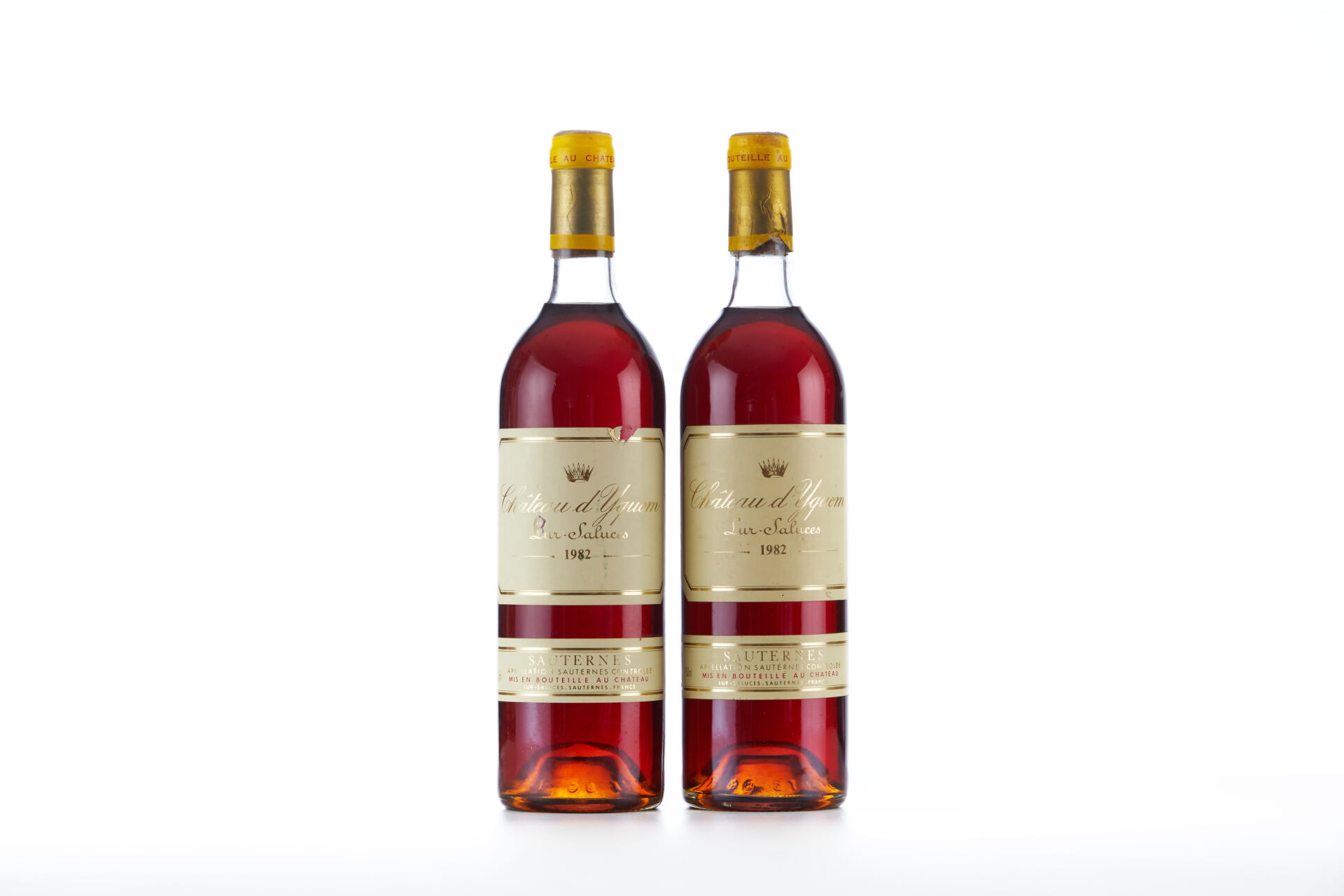 Lot 1034 - vente 1143 - 2 Bouteilles CHÂTEAU D'YQUEM - 1982… - 2025-08-10T14:30 1 Lot 1034 - vente 1143 - 2 Bouteilles CHÂTEAU D'YQUEM - 1982… - 2025-08-10T14:30