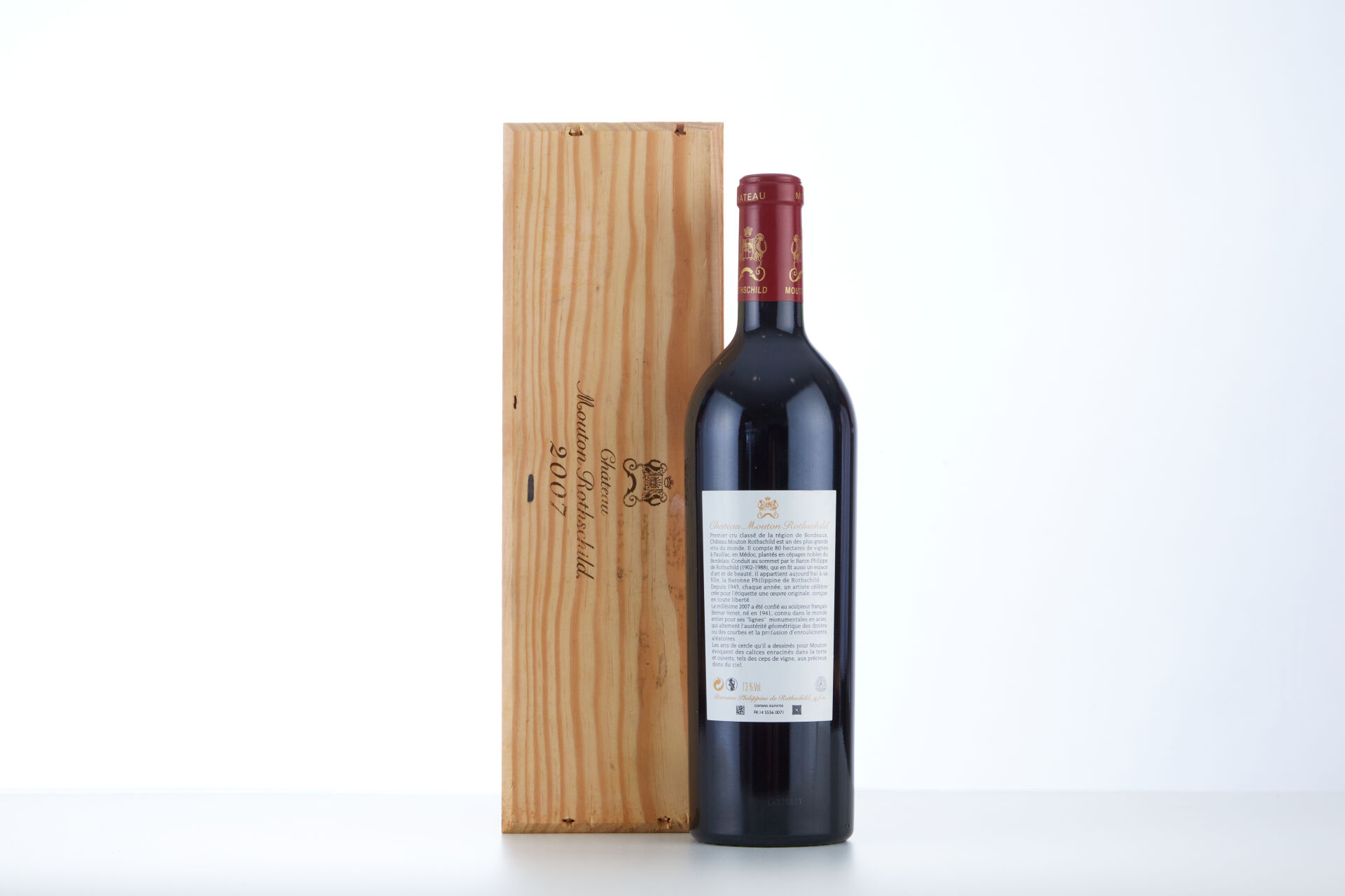 Lot 1073 - vente 1143 - 1 Bouteille CHÂTEAU MOUTON ROTHSCHILD - 2007… - 2025-08-10T14:30 2 Lot 1073 - vente 1143 - 1 Bouteille CHÂTEAU MOUTON ROTHSCHILD - 2007… - 2025-08-10T14:30 – Image 2