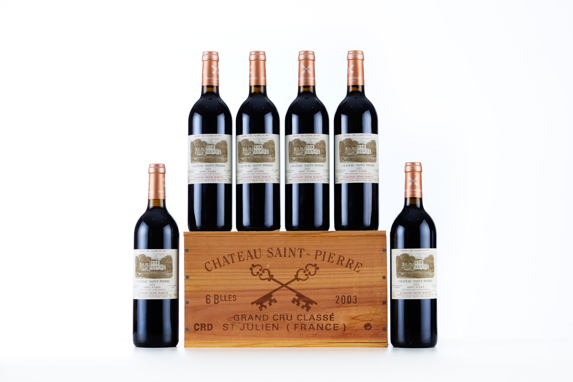 Lot 1268 - vente 1143 - 6 Bouteilles CHÂTEAU SAINT-PIERRE - 2003… - 2025-08-10T14:30 1 Lot 1268 - vente 1143 - 6 Bouteilles CHÂTEAU SAINT-PIERRE - 2003… - 2025-08-10T14:30