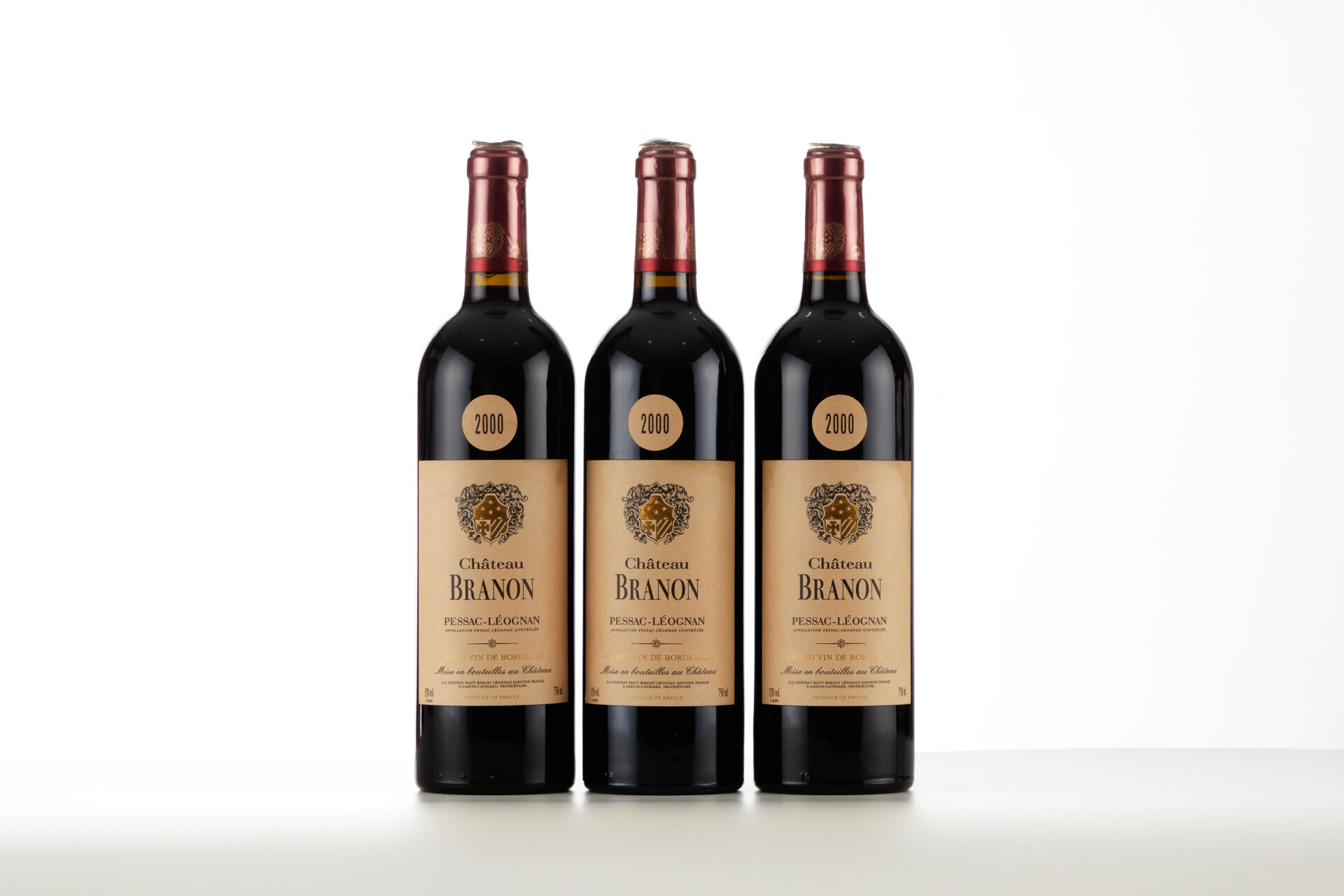 Lot 1198 - vente 1143 - 3 Bouteilles CHÂTEAU BRANON - 2000… - 2025-08-10T14:30 1 Lot 1198 - vente 1143 - 3 Bouteilles CHÂTEAU BRANON - 2000… - 2025-08-10T14:30