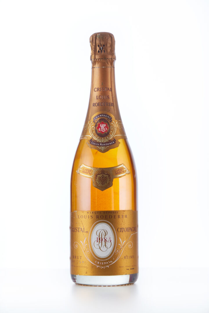 Lot 1001 - vente 1143 - 1 Bouteille CHAMPAGNE BRUT "CRISTAL" - 1985… - 2025-08-10T14:30 1 Lot 1001 - vente 1143 - 1 Bouteille CHAMPAGNE BRUT "CRISTAL" - 1985… - 2025-08-10T14:30