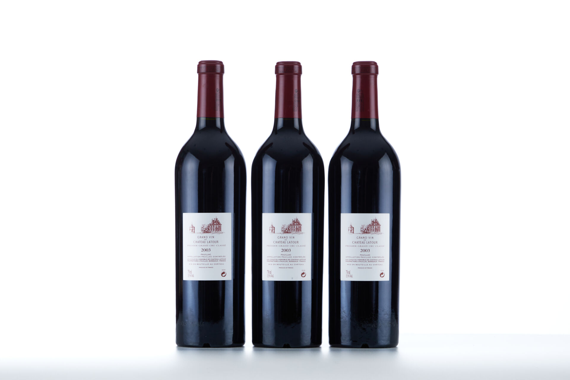 Lot 1245 - vente 1143 - 3 Bouteilles CHÂTEAU LATOUR - 2003… - 2025-08-10T14:30 2 Lot 1245 - vente 1143 - 3 Bouteilles CHÂTEAU LATOUR - 2003… - 2025-08-10T14:30 – Image 2