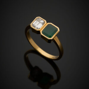 Alternative view of Lot 145 - vente 1242 - BAGUE "toi et moi" en… - 2026-04-22T14:30