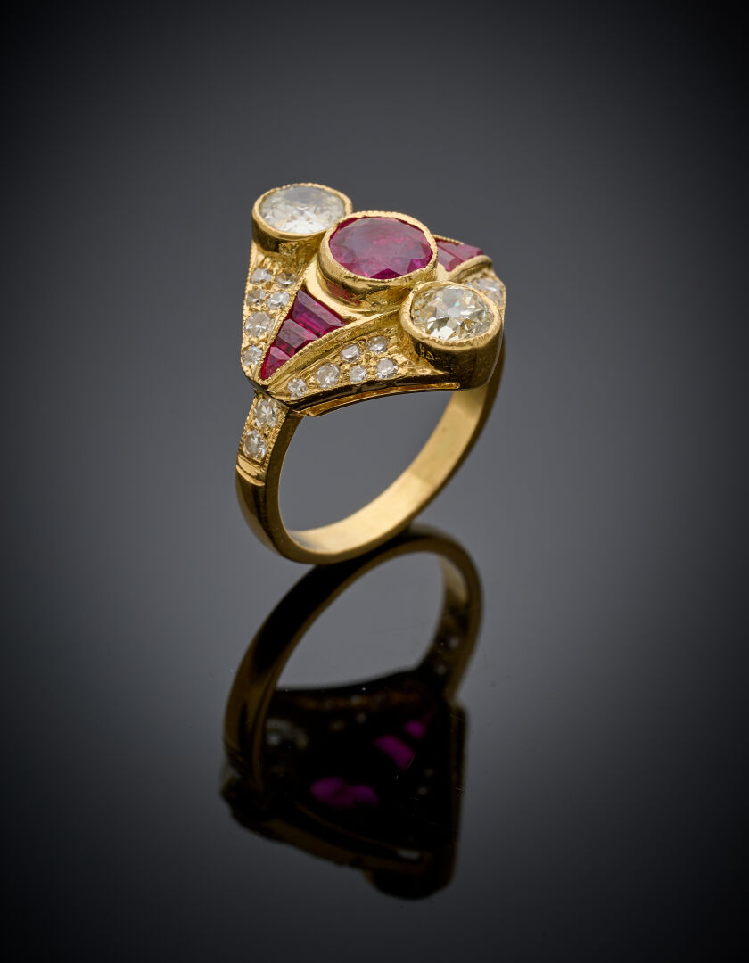 Lot 240 - vente 1244 - Large BAGUE en or jaune… - 2026-08-07T10:00 2 Lot 240 - vente 1244 - Large BAGUE en or jaune… - 2026-08-07T10:00 – Image 2