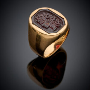 Lot 461 - vente 1244 - BAGUE chevalière en or jaune… - 2026-08-07T10:00 4 1899477332 2