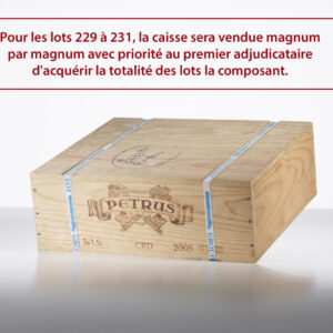 Lot 231 - vente 558 - VINS PRESTIGIEUX & RARES - 2020-11-08T14:30
