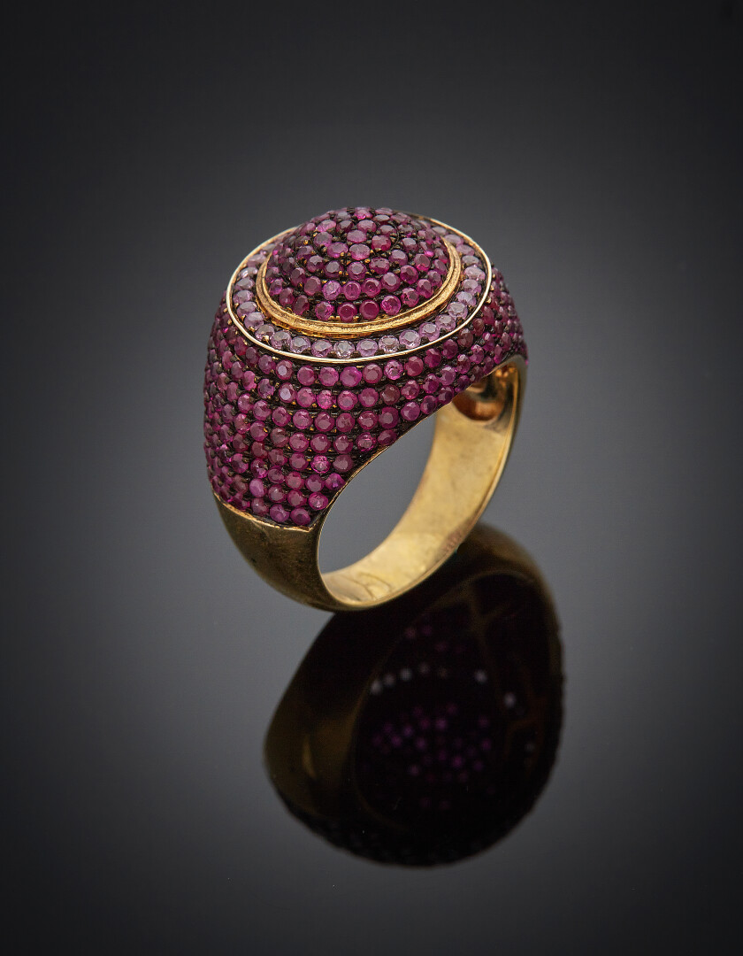 Lot 662 - vente 595 - BAGUE circulaire en vermeil et… - 2021-08-08T10:00 2 Lot 662 - vente 595 - BAGUE circulaire en vermeil et… - 2021-08-08T10:00 – Image 2